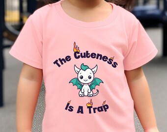 The Cuteness is a Trap Baby T-Shirt | Combed Cotton Tee
