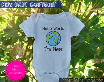 New Baby Bodysuit | Fine Jersey Cotton Onesie