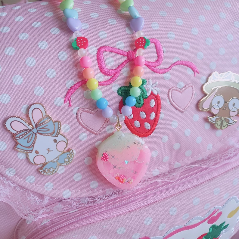 Kawaii Jojifuku Cutecore Collars Cute Pastel Resin Shakers Etsy