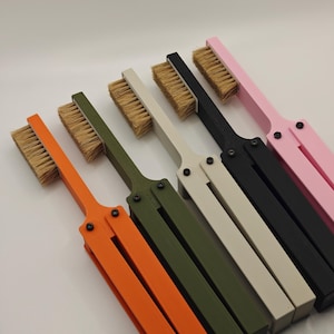 Foldable Butterfly Rock Climbing Brush | For Indoor Outdoor Rock Climbing | Chalk Brush | Bouldering Gear