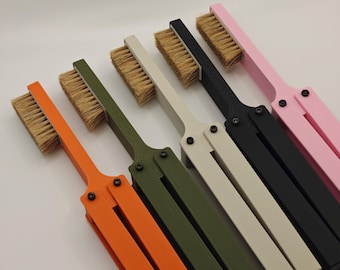 Foldable Butterfly Rock Climbing Brush | For Indoor Outdoor Rock Climbing | Chalk Brush | Bouldering Gear