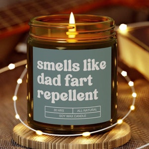 Dad Fart Repellant Funny Candle Gift for Dad Birthday Gift for Dad Christmas Ideas for Father from Daughter Son Father&#39;s Day Gag Gifts