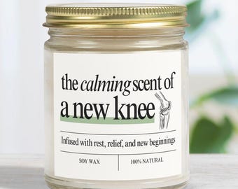 Knee Replacement Surgery Gift Box Funny Knee Surgery Gift Knee Surgery Candle Surgery Care Package Surgery Recovery Friend Surgery Gift Box