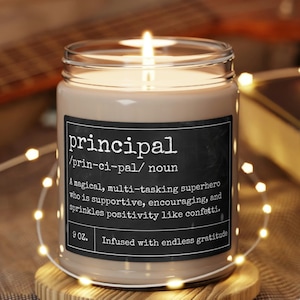 Gifts for principal from teacher, Principal retirement gifts, Last day of school principal, Principal appreciation, Thank you gift principal
