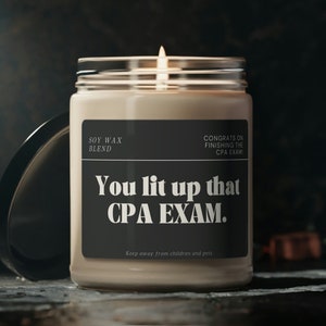 Je stak die CPA-examenkaars aan, Accountant-cadeau, Grappig CPA-cadeau, Nieuw CPA-cadeau, cpa-examen, Belastingseizoen overleven, Gefeliciteerd cadeau