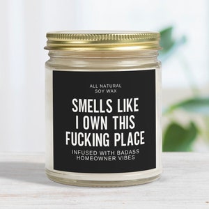 New Homeowner Gift Housewarming Candle Closing Day Gift Funny New House Gift Condo Owner Closing Day Gift from Realtor First Time Home Buyer