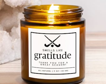 Field Hockey candle gift for coach mom dad field hockey player funny coach appreciation gifts end of season thank you gift for coach
