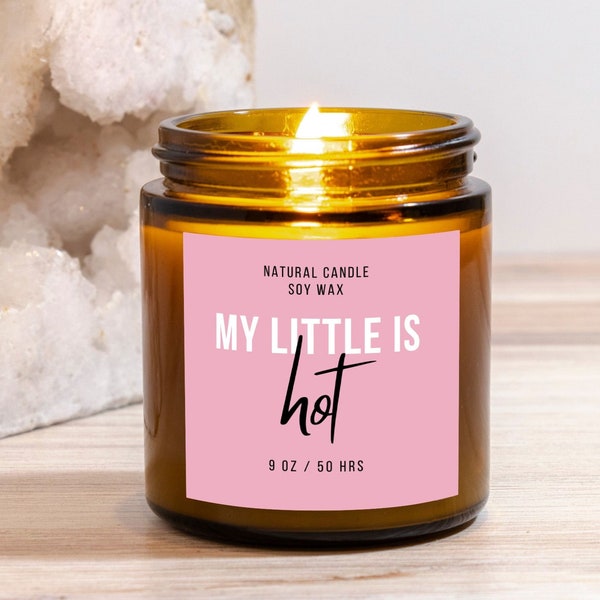 My little is hot, cadeau Big Little Reveal, bougie Big Little Reveal, cadeau grand petit panier sororité, cadeau grand petit panier, grande sororité