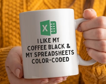 Funny spreadsheet gift, Excel spreadsheet gift, Goodbye gift for coworker, Excel gifts, Spreadsheet humor, Accountant gift,Data analyst gift