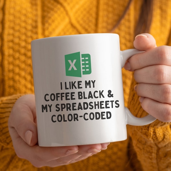 Funny spreadsheet gift, Excel spreadsheet gift, Goodbye gift for coworker, Excel gifts, Spreadsheet humor, Accountant gift,Data analyst gift