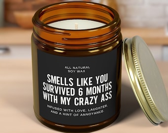 Six Month Anniversary Funny 6 Month Anniversary Gifts for Boyfriend Girlfriend Dating Anniversary First Date Anniversary Gift for Him