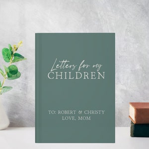 Cartas personalizadas a mis hijos diario personalizado querida hija libro memoria recuerdo cuaderno para hijo diario personalizado de mamá papá