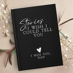 Diario de duelo personalizado Regalo de simpatía Pérdida de madre padre Cartas a mi esposo Esposa Regalo conmemorativo Regalo de simpatía personalizado Regalo de condolencia