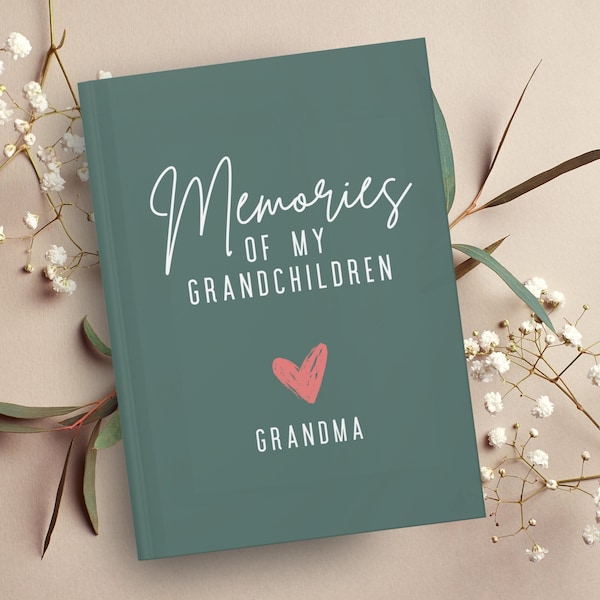 Personalized Grandma Memory Book Etsy