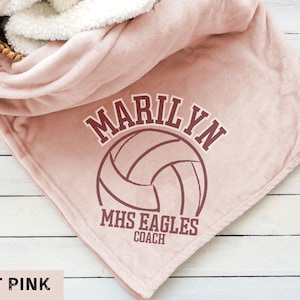 Personalized Water Polo Blanket Senior Night Gift for Water Polo Seniors Custom Blanket Graduation Gift Water Polo Coach Mom End of Season