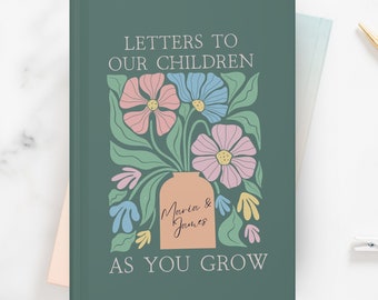 Letters to Children Journal Birthday Keepsake Journal Personalized Memory Book New Baby Shower Gift for New Mom Parent of Toddler Kids