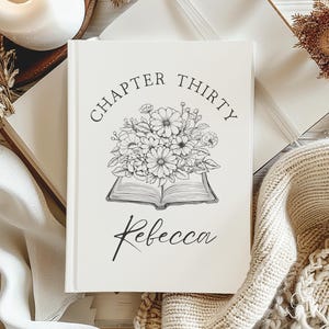Chapter Thirty Custom Journal Thirtieth Birthday Gifts Personalized 30th Birthday Book Letters In My 30s Era Friend Birthday Gift for Her