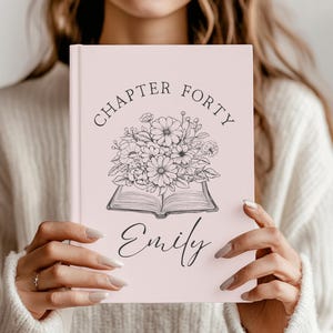Capítulo Quarenta Diário Personalizado Presentes de Aniversário de 40 Anos Livro Personalizado Cartas Na Minha Era Dos 40 Anos Presente de Aniversário para Amiga para Ela