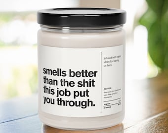 Cadeau drôle de bougie d'adieu de collègue pour un ami quittant le travail Cadeaux d'adieu pour un collègue quittant un travail