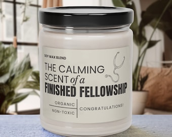 Fellowship Graduation Candle End of Medical Residency Gifts Medical School Student Grad Gifts New Doctor Veterinarian Physician Fellowship