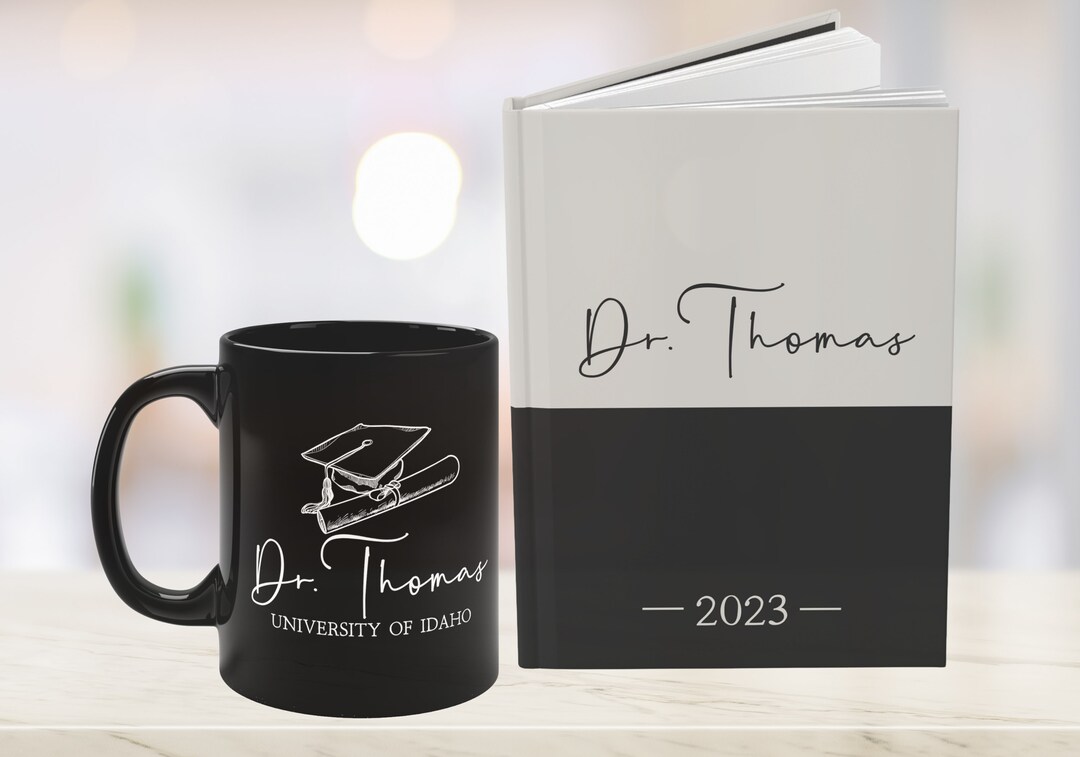 Custom Doctorate Graduation Gift, Doctoral Student Journal, PHD ...