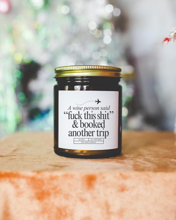 Travel Candle Gift Funny Adventure Candle Travel Lover Gift Planning Another Trip Candle Humorous Candle Travel Quote Travel Agent
