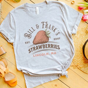 Bill and Frank Strawberry Shirt, TLOU Shirt, Strawberries Shirt, The Last Of Us Gift, Bill and Frank Fan Tee, Gamer Shirt, TLOU Unisex Tee image 4