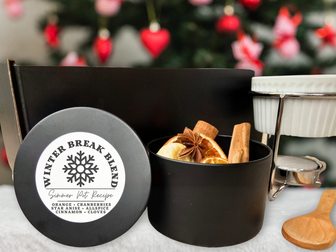 Teacher Holiday Gift Simmer Pot Mix Starter Kit Gift Box Stovetop ...