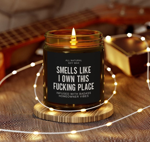New Homeowner Gift Housewarming Candle Closing Day Gift Funny New House Gift Condo Owner Closing Day Gift from Realtor First Time Home Buyer