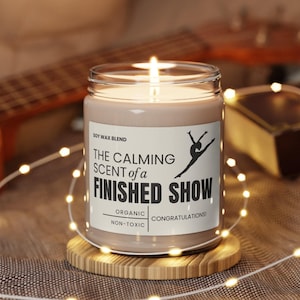 Dance show soy wax candle gifts dance mom unique gift dancing teacher instructor appreciation thank you senior dance show congratulations