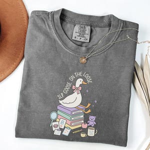 SLP Goose on the Loose Comfort Colors Speech Language Pathologist Silly Goose Shirt School Speech Therapist Trendy Back to School Tshirts