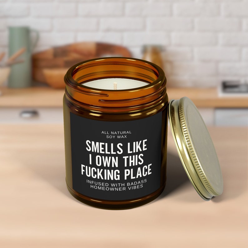 New Homeowner Gift Housewarming Candle Closing Day Gift Funny New House Gift Condo Owner Closing Day Gift from Realtor First Time Home Buyer