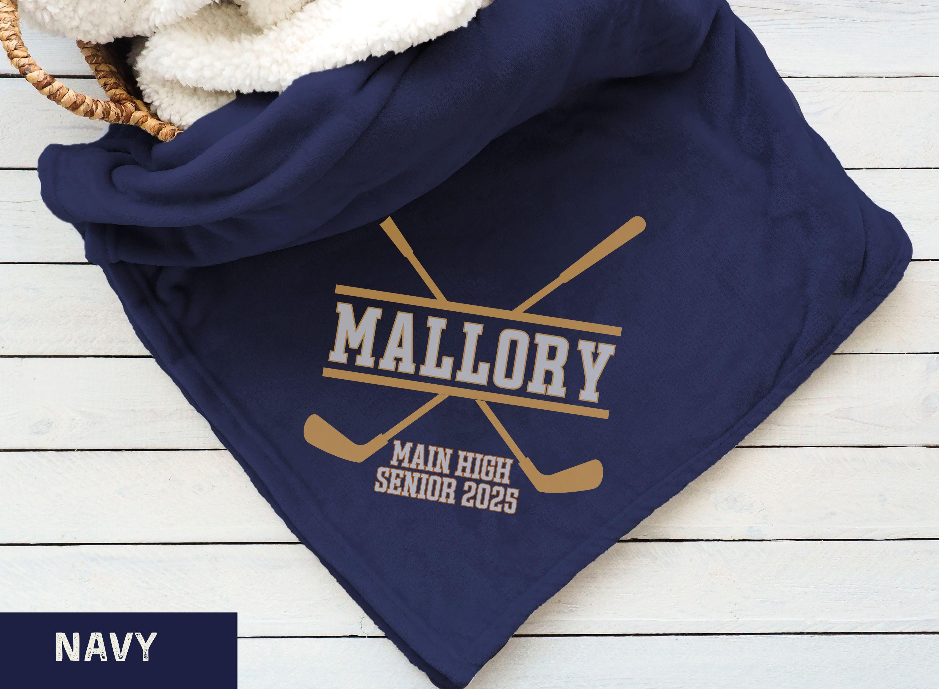 Personalized Golf Blanket Senior Night Gift for Golf Team Seniors Custom Blanket Graduation Girls Boys Golfer Coach Mom End of Season Gifts