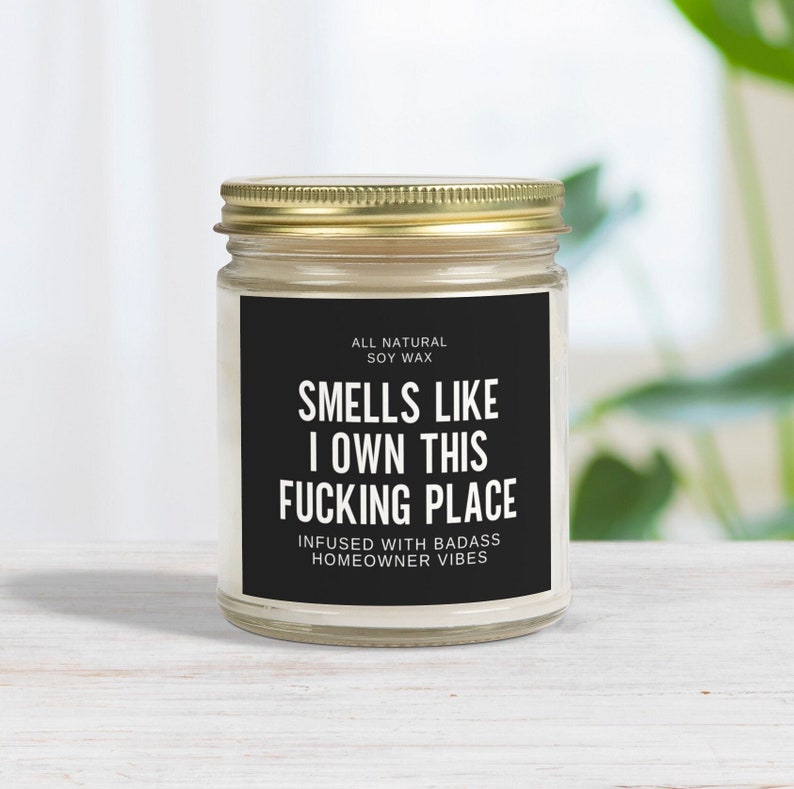 New Homeowner Gift Housewarming Candle Closing Day Gift Funny New House Gift Condo Owner Closing Day Gift from Realtor First Time Home Buyer