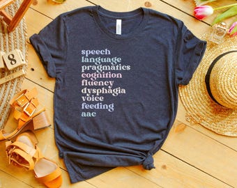 Camicia SLP, regalo SLP, camicia logopedista, regalo logopedista, camicia AAC, camicia logopedista, regalo di laurea slp,ccc-slp