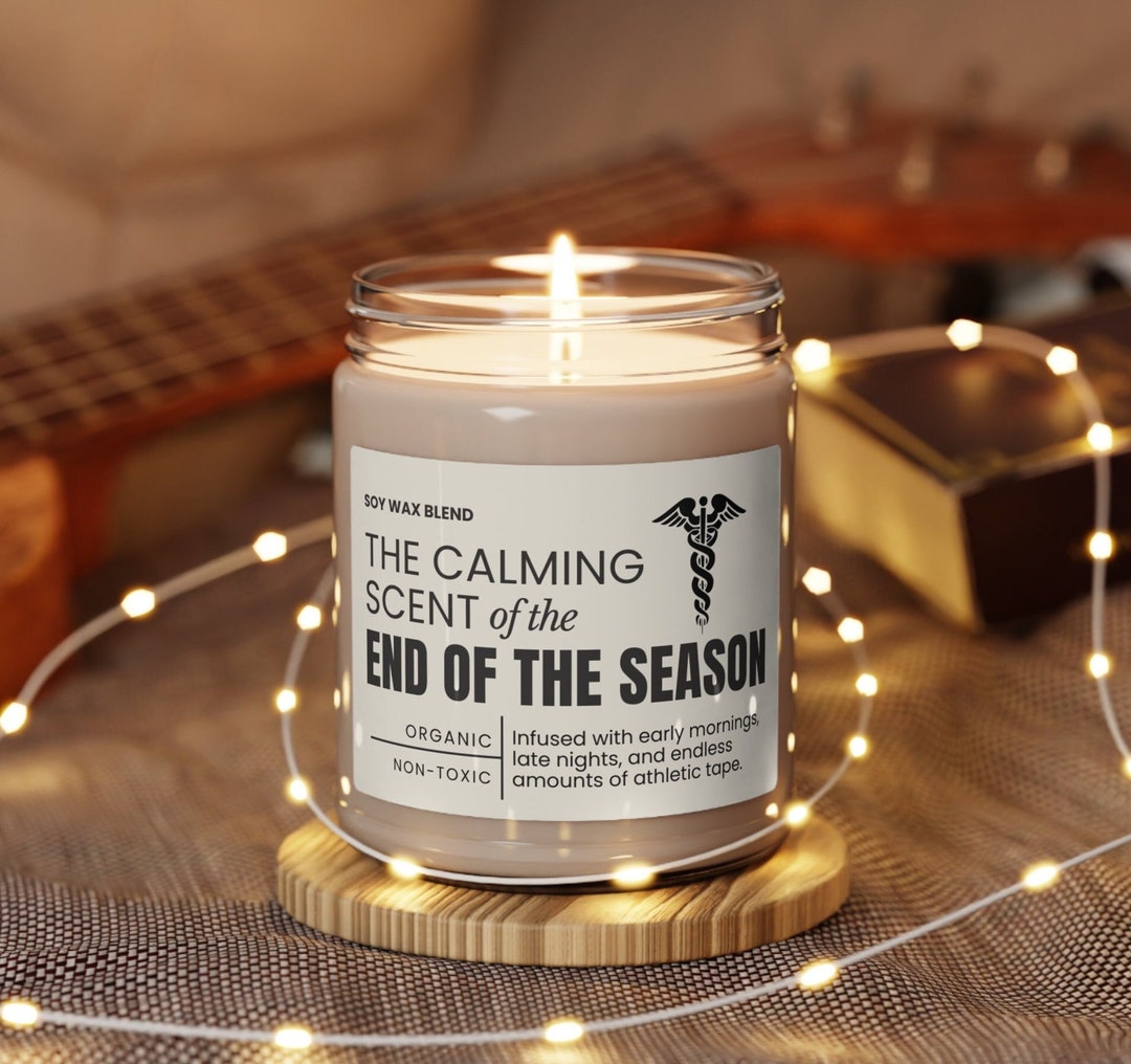 Athletic Trainer Soy Candle Funny End of Season Thank You Gift for AT