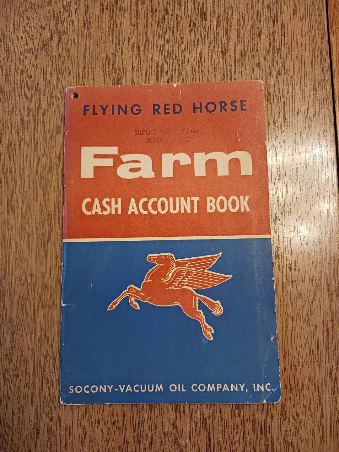 Flying Red Horse Farm Cash Account Book Etsy