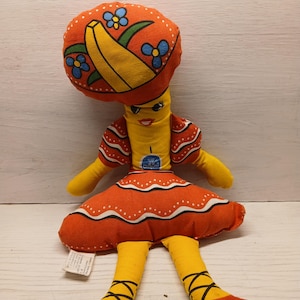 Chiquita banana Cloth Doll