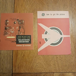Vintage GE Television Manuels