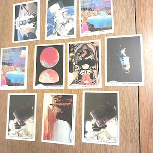 Space shots trading cards