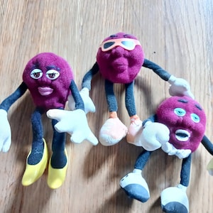 Plush California raisins