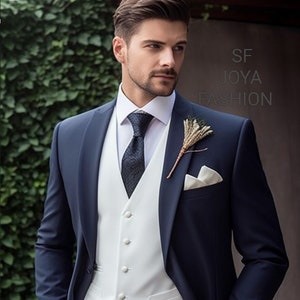 Navy Blue Suit Vest Etsy Canada