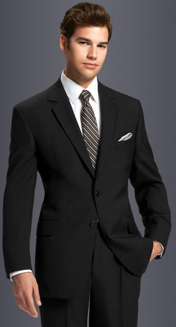 Corbata Traje Para Novio Negro Traje Corbata Negra Para Matrimonio