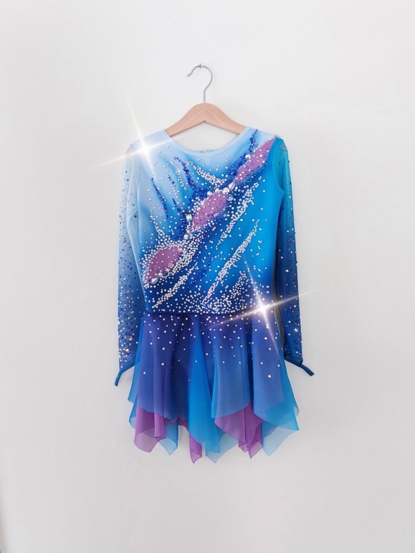 Ombre skating dress hotsell