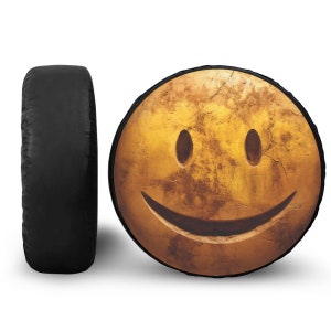Well Traveled Smiley Face Tire Cover - Etsy