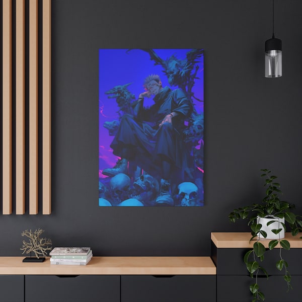 Jujutsu Kaisen Canvas - "Ryomen Sukuna" - JJK Art 2 Collection Domain Expansion : Cursed Arts - JJK Anime/Manga Wall Art Canvas