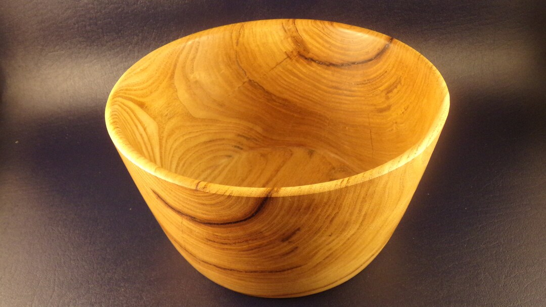 Hand Turned Wood Bowl Etsy