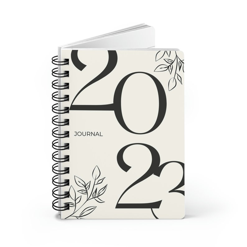 2023 Journal Planner Ruled Lined Journal Spiral Bound Etsy