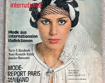 ヴィンテージ 1970年代 BURDA International SUMMER ドイツ雑誌