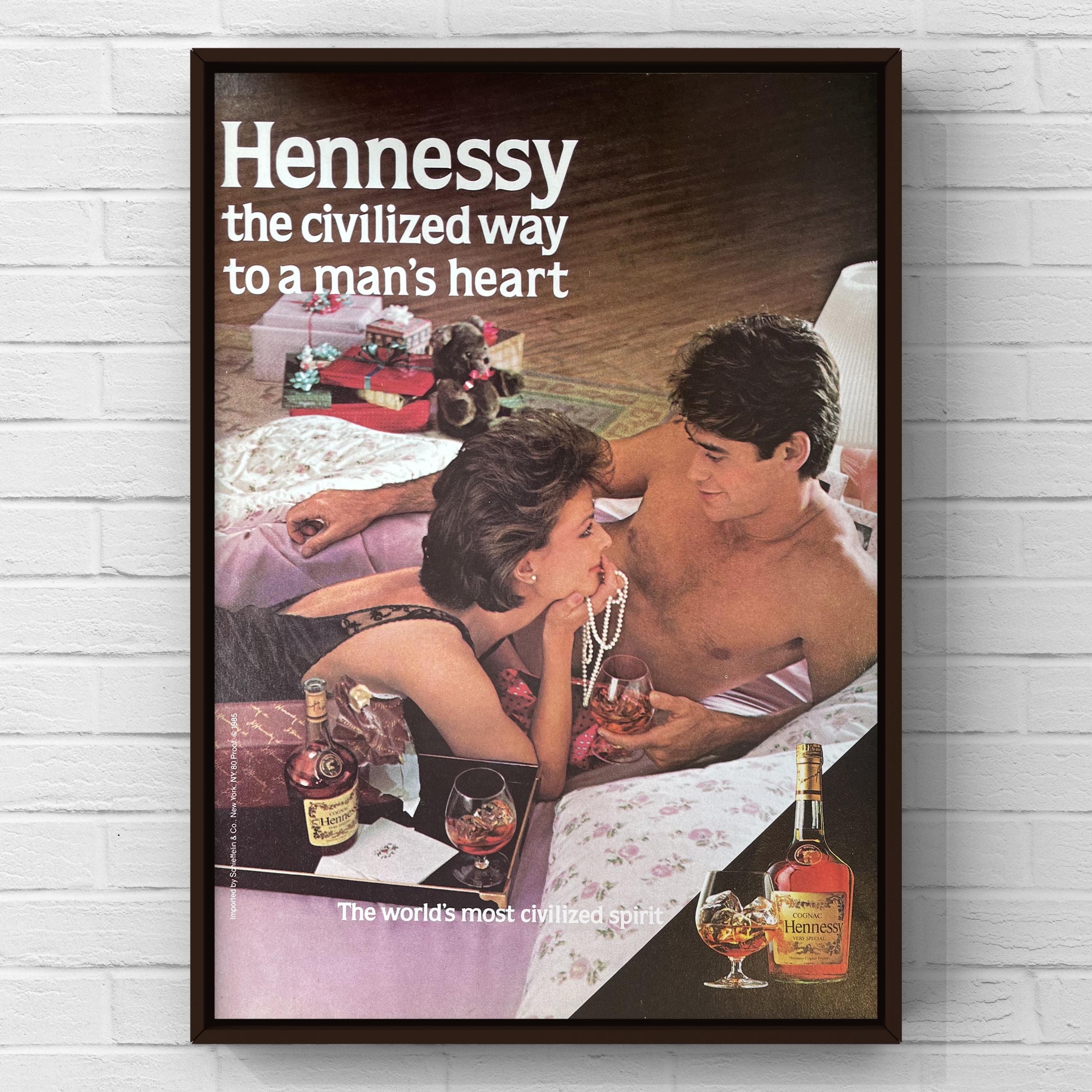 1939年のHennessyコニャックのヴィンテージ広告ポスター 1939年の